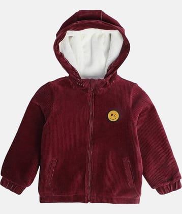 MINI KLUB Boys Cotton Casual Jacket ( Orange , Pack of 1 )