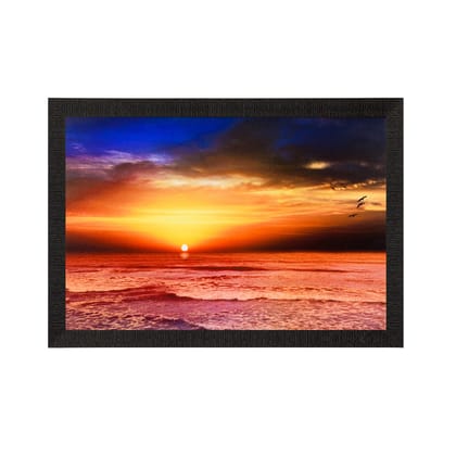 Sunset Satin Matt Texture UV Art Painting