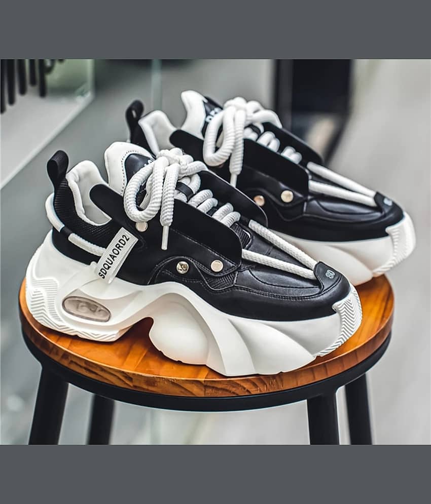 ADISO Trendy ,outdoor stylish casual Black Men's Trekking Shoes