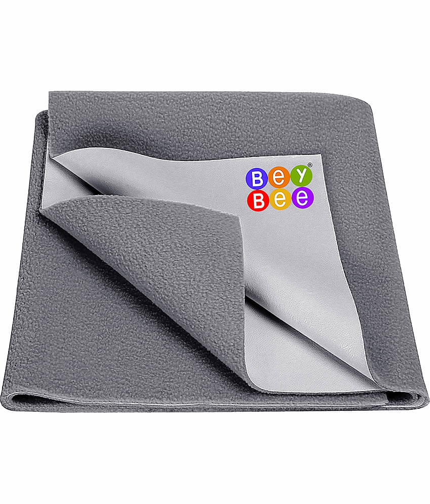 Bey Bee Grey Laminated Waterproof Sheet ( 140 cm × 100 cm - 1 pcs )