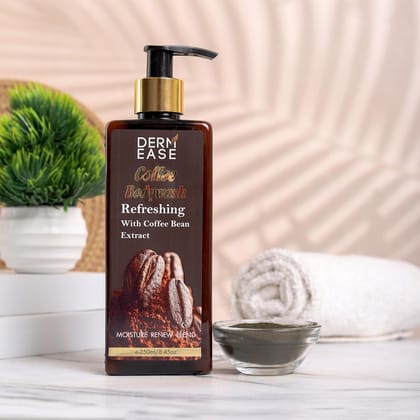Dermease Coffee Body Wash for Tan Removal & Glow