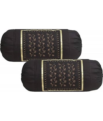 MAHALUXMI COLLECTION Set of 2 Cotton Bolster Covers