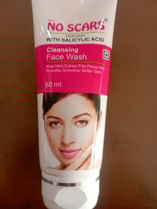 No scars face wash with salicylic acid cleansing face wash