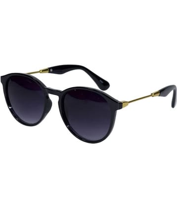 Peter Jones - Black Round Sunglasses ( Pack of 1 )
