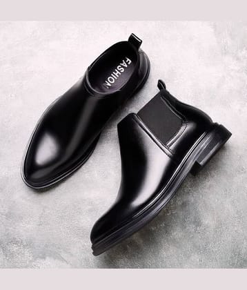 Akiko Black Men's Chelsea Boots