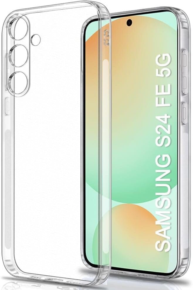 PLUGTECH TPU Ultra Hybrid Clear Camera Protection Back Cover Case for Samsung Galaxy S24 FE