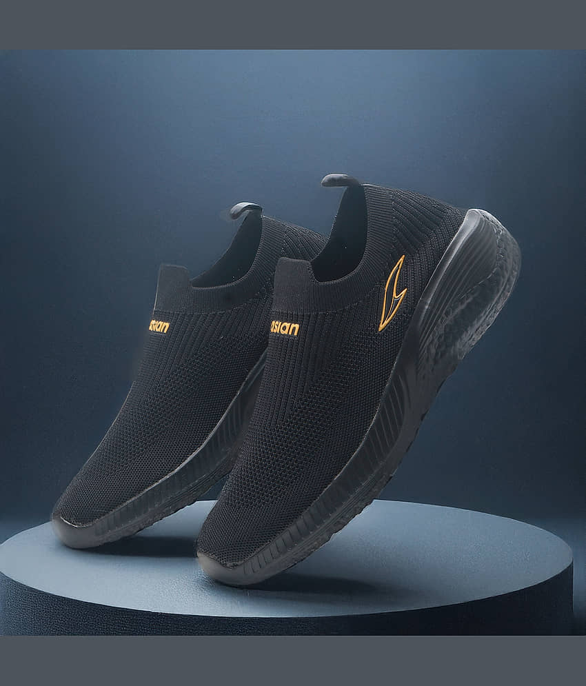 ASIAN STORM-41 Dark Grey Men's Slip-on Shoes