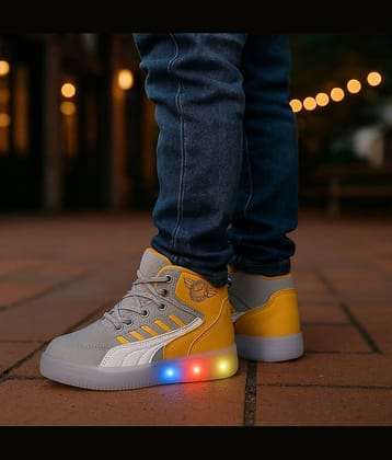 ICONIC ME - Multicolor Boy's LED Shoes ( 1 Pair )