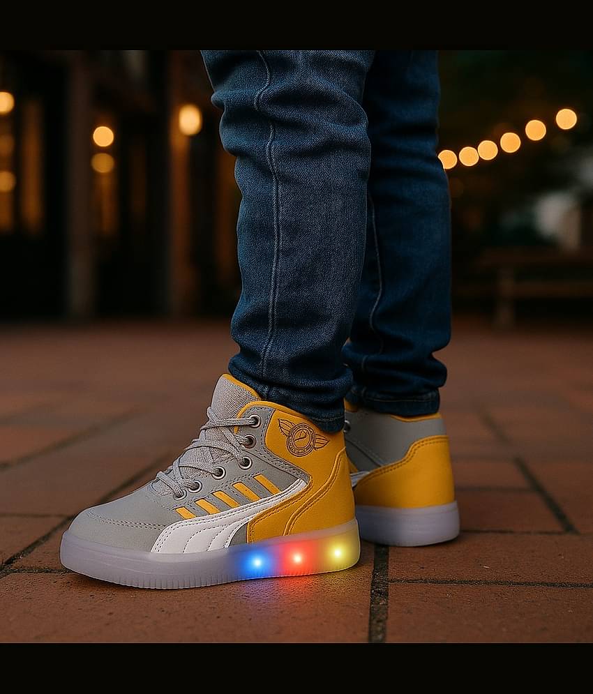 ICONIC ME - Multicolor Boy's LED Shoes ( 1 Pair )