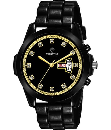 Versatile - Black Silicon Analog Men's Watch