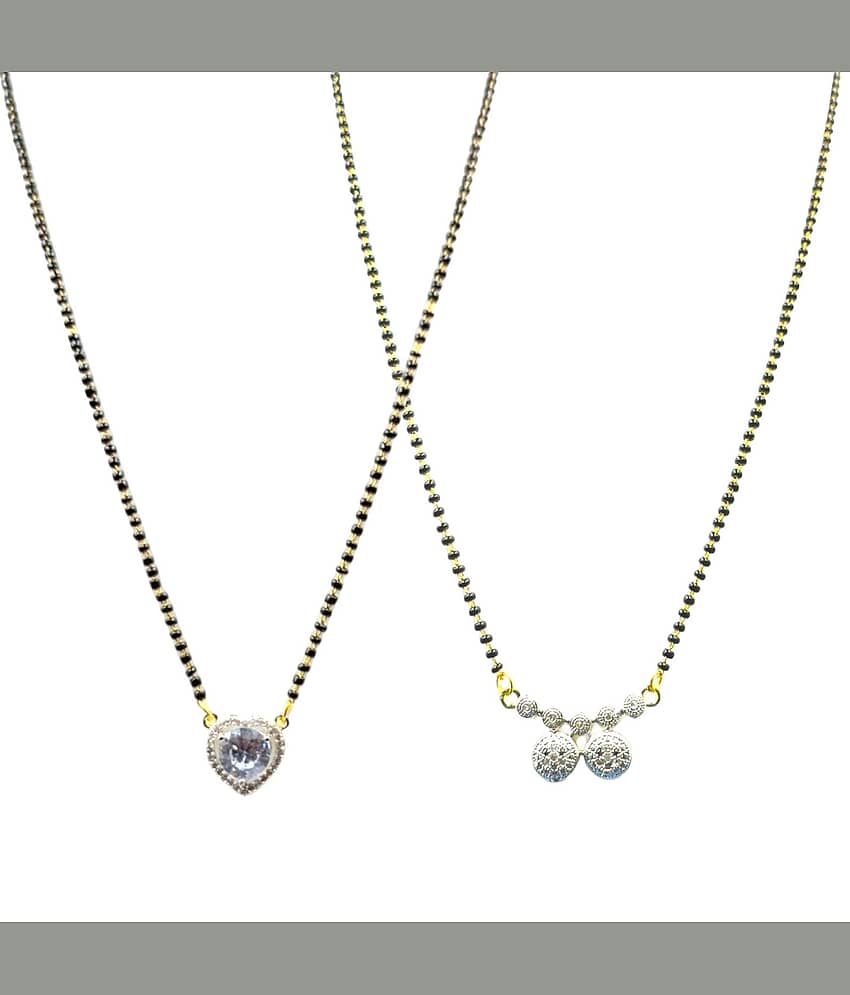 AKLINA Multi Color Mangalsutra Set ( Pack of 2 )