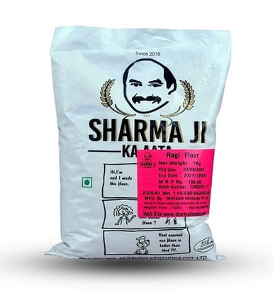 Sharma Ji Ka Aata - Ragi Flour 1 Kg
