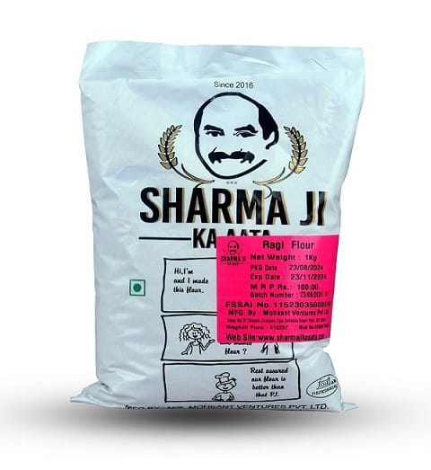 Sharma Ji Ka Aata - Ragi Flour 1 Kg
