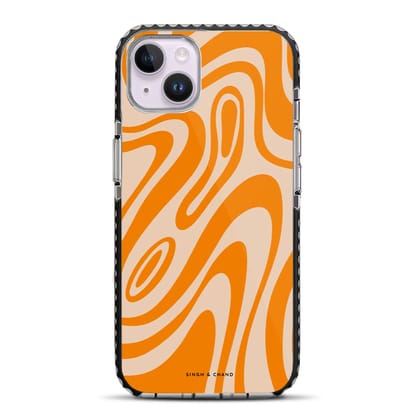 Citrus Swirl iPhone 14 Plus Stride Phone Case-Stride