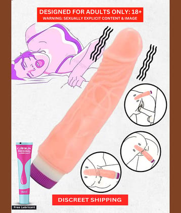 Skin Feel VIBRATING DILDO REAL FEEL VIBRATOR FOR WOMEN