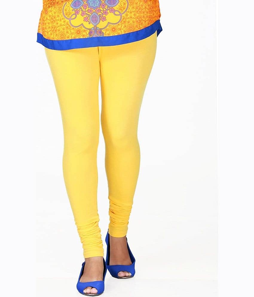 Ankita Yellow Leggings - Cotton