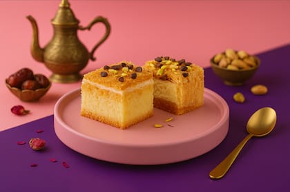 Belgian Kunafa Cheesecake