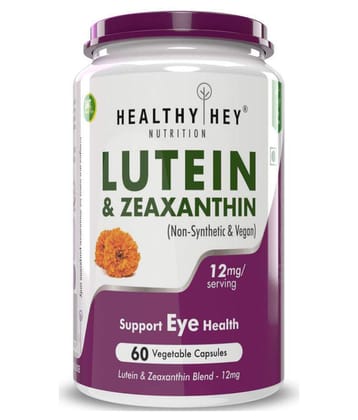 HEALTHYHEY NUTRITION Lutein 12 mg with Zeaxanthin - 60 Capsule 12 mg