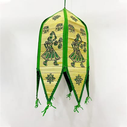 Applique & Palm Leaf Lampshade (Pack of 2)