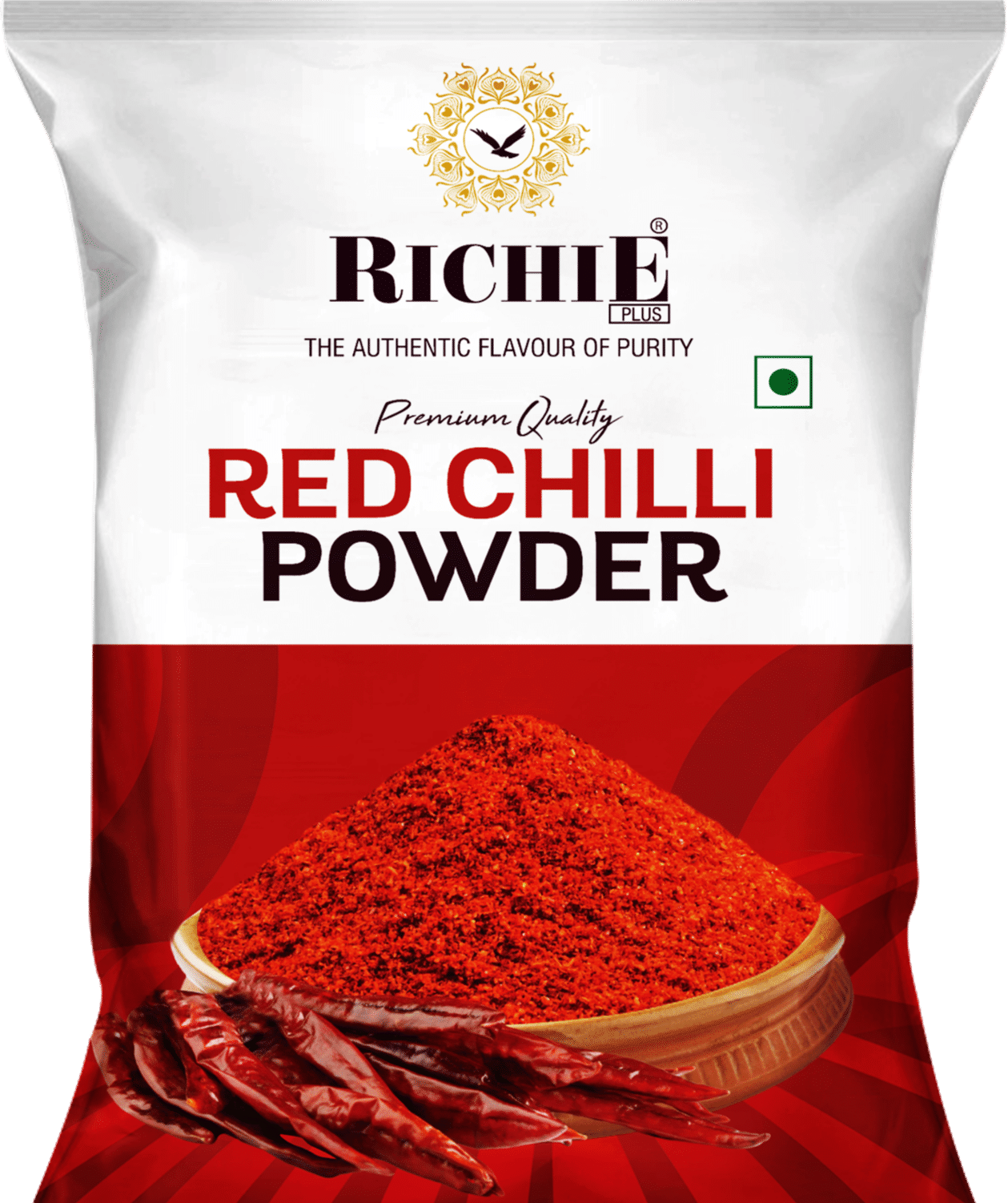 Richie Masala - Lal Mirch Powder / Red Chilli Powder, 500 gm Each - Pack of 2
