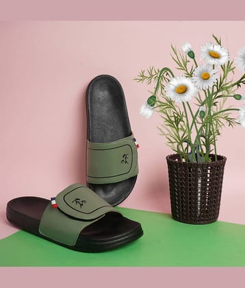 PERY PAO Olive Men's Slide Flip Flop