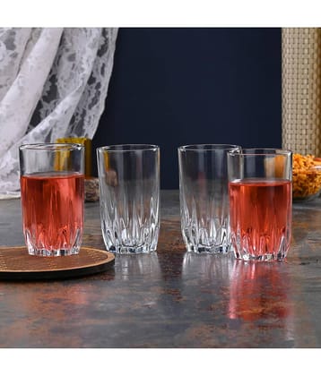 Somil Drinking Glass Glass Glasses Set 250 ml ( Pack of 4 )