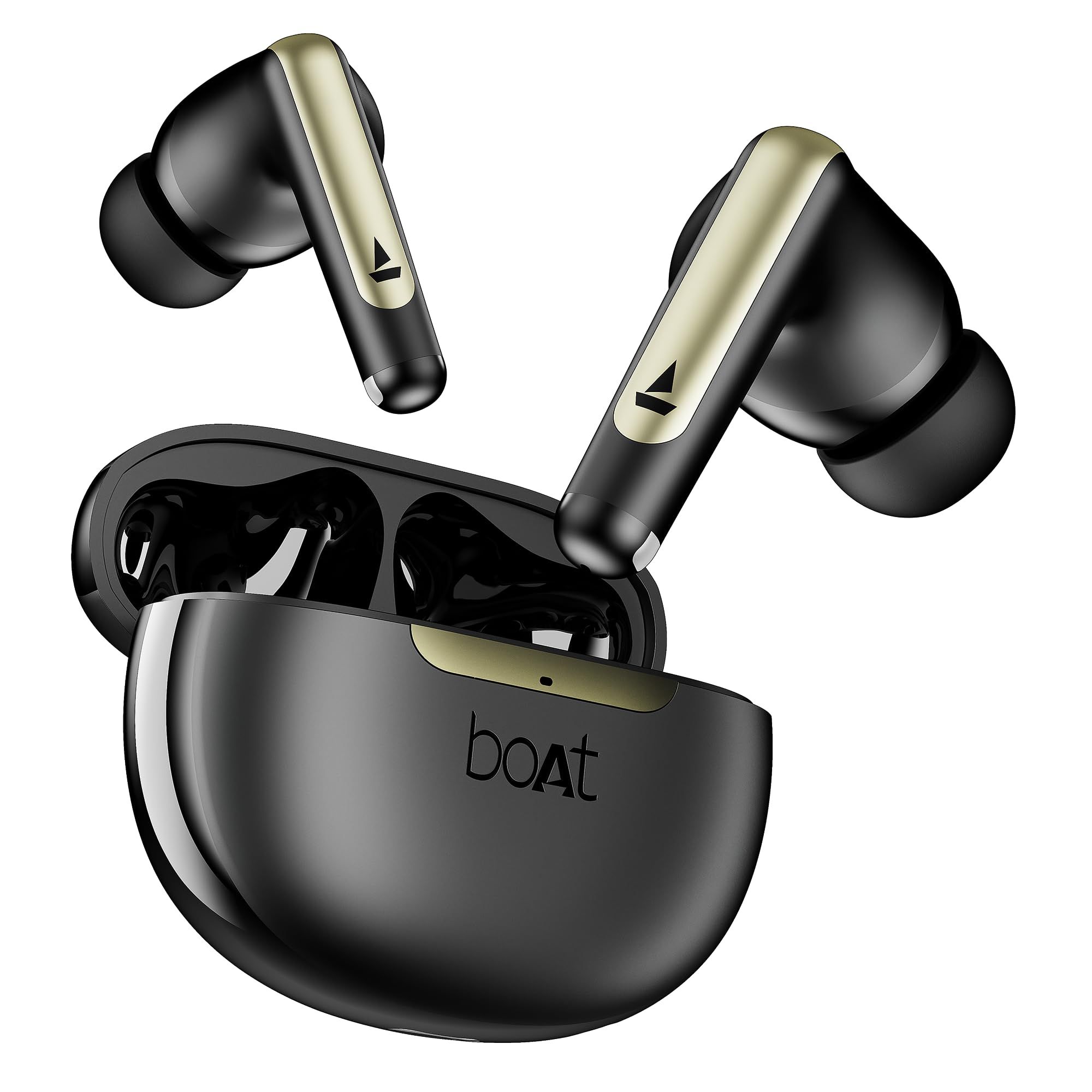 boAt Airdopes 141 Elite ANC, ANC(~35dB), 4Mics ENx Tech, 42H Battery, Fast Charge,Stream Ad Free Music via App Support, IPX5, Bluetooth Earbuds, TWS Ear Buds Wireless Earphones with mic (Black) boAt Airdopes 141 Elite ANC, ANC(~35dB), 4Mics ENx Tech, 42H