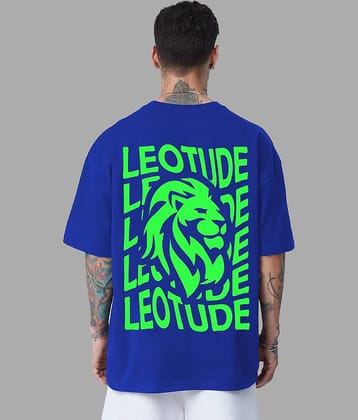 Leotude Pack of 1 Cotton Blend Oversized Fit Men's T-Shirt ( Mustard )