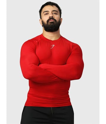 Fuaark - Black Polyester Slim Fit Men's Compression T-Shirt ( Pack of 1 )