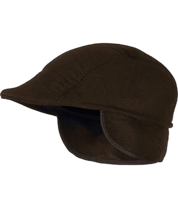 Zacharias Pack of 1 Cotton Blend Men's Cap ( Brown )
