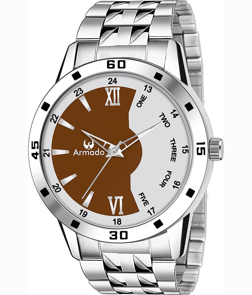 Armado - Silver Stainless Steel Analog Men's Watch