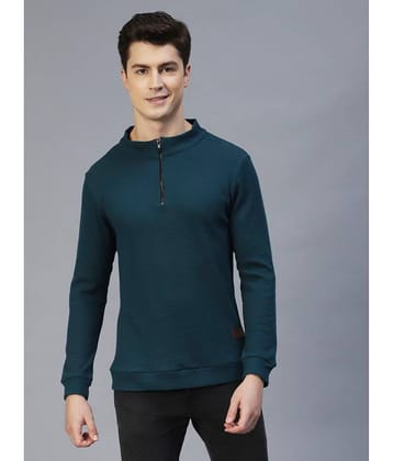 Rigo Pack of 1 Cotton Slim Fit Men's T-Shirt ( Teal )