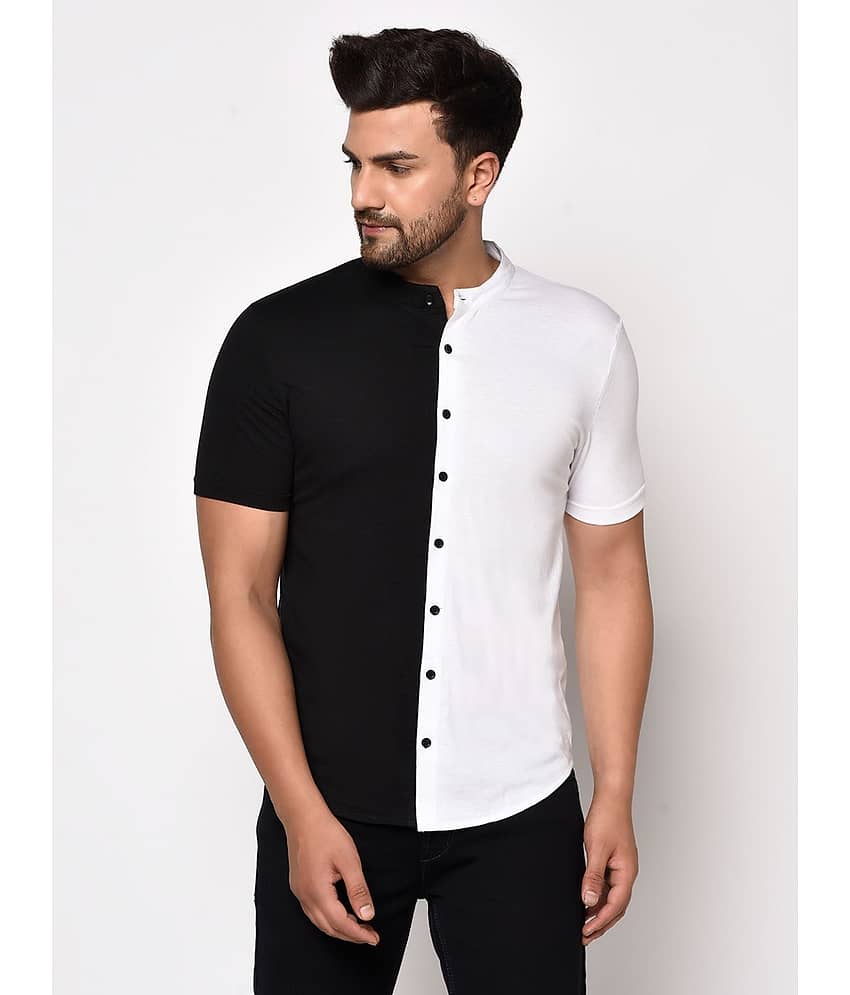 Glito - Black Cotton Blend Regular Fit Men's Casual Shirt ( Pack of 1 )