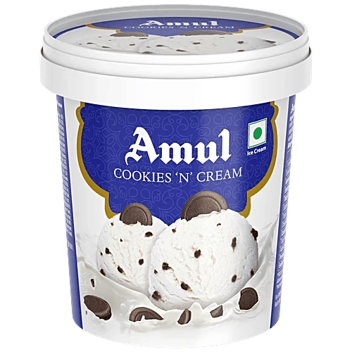 AMUL CUPS COOKIES N CREAM 125ML