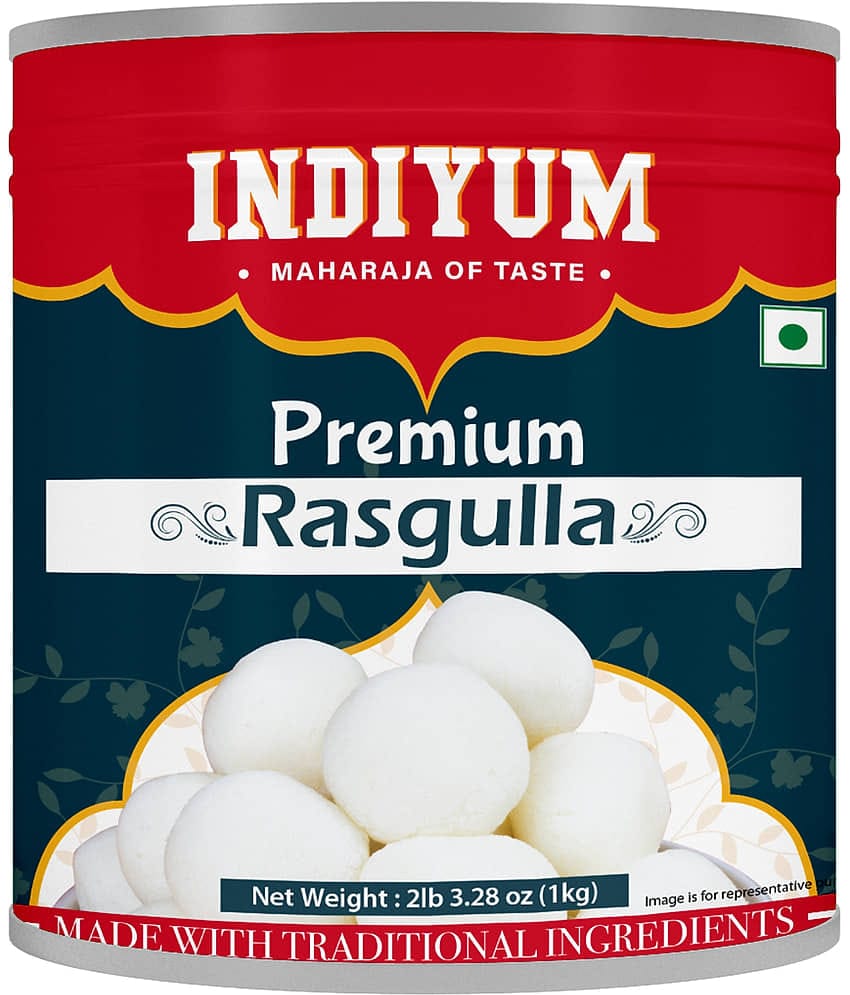 Indiyum Festive Gifting Sweet Rasgulla 1.25 kg