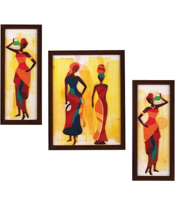 Indianara - Abstract Painting With Frame