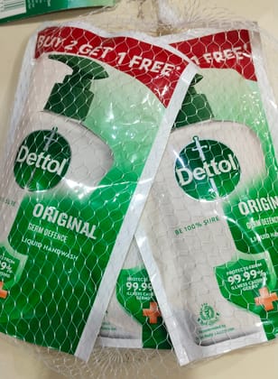 Dettol original liquid handwash 2 +1 free 