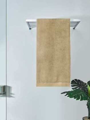 DDECOR - Solitaire Collection 100% Cotton Bomboo    Bath Towel |75 CM X 150 CM| - Yellow