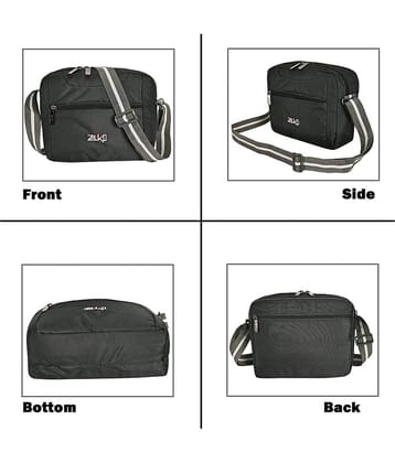 ZAIKO BAGS Grey Solid Messenger Bag