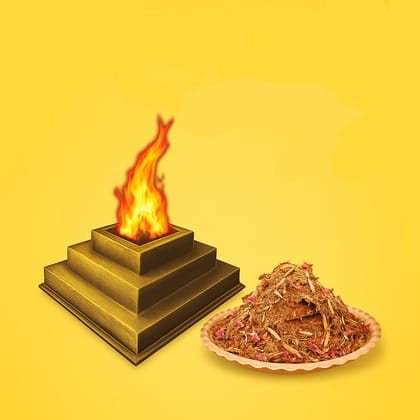 MAYAPURI Pure & Natural Hawan Samagri for Puja and Yajna  Ayurvedic Herbs, Dry Wood, Flowers & Roots for Home Temple, Havan Kund Rituals