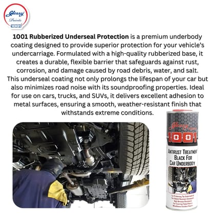 1001 Antirust Treatment Black Pure | Premium Car Underbody Coating | Advanced Rust Protection & Noise Reduction 1kg (Black) 1001 Antirust Treatment Black Pure | Premium Car Underbody Coating | Advanced Rust Protection & Noise Reduction 1kg (Black)