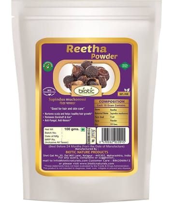 Biotic Reetha Powder | Aritha | Ritha Hair Scalp Treatment 100 g