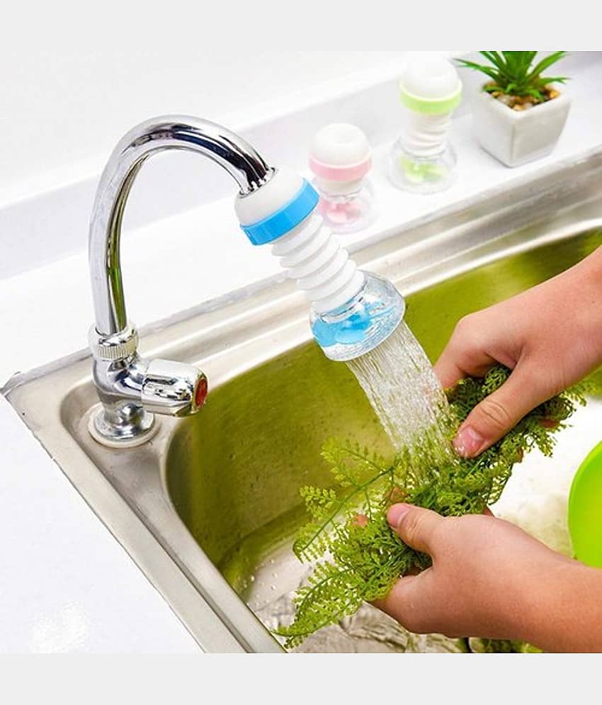 Kitchen tap extension Pack of 1 with tightening clamp by Trending Tail