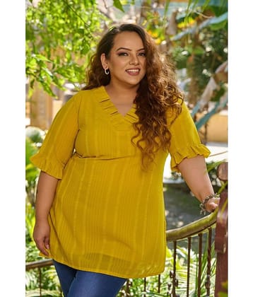 Georgette Short Kurti For Women (Pack of 1)