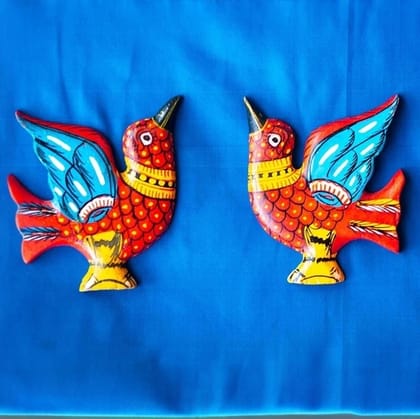 Pattachitra Birds Fridge Magnet