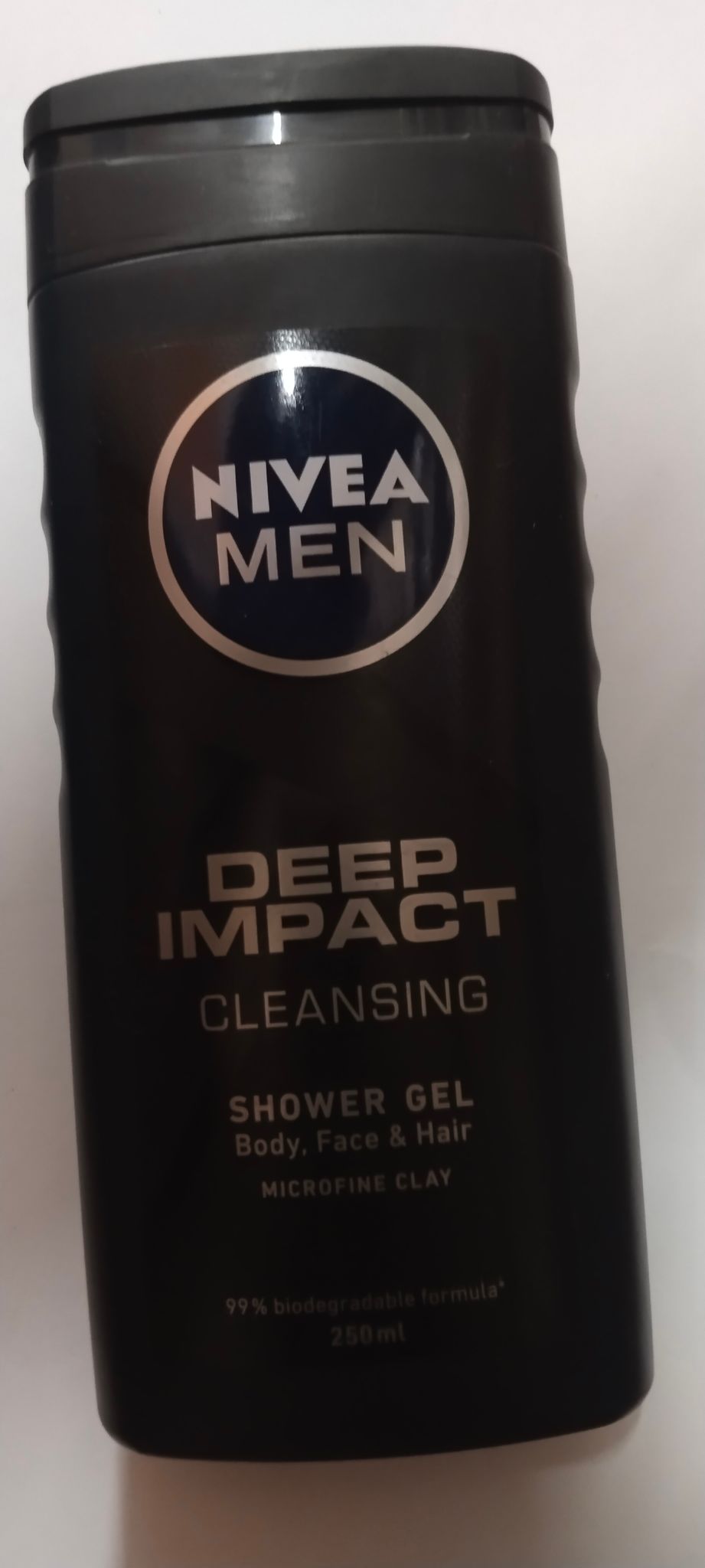 Nivea Men Deep Impact Cleansing Shower gel Body, face & hair 