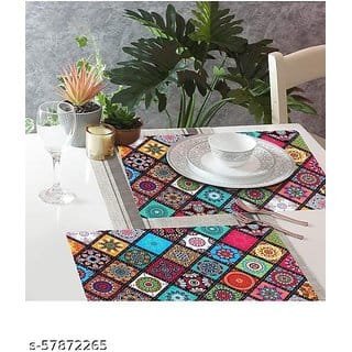 REVAXO placemats set of 6 pcs/ table mat set of 6 pcs/ dining table placemat set of 6pcs/placemat set of 6 pcs