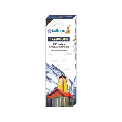 Kailapira Agarbatti Yamunotri Premium Dhoop Batti, Incense Sticks 40U Kailapira Agarbatti Yamunotri Premium Dhoop Batti, Incense Sticks 40U