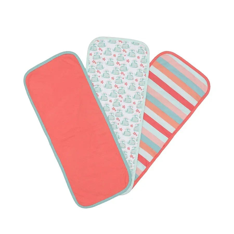 Cuddle's Unisex Burp Cloth (Pack of 3)-20x50 cm / Multicolor