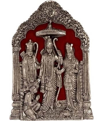 eCraftIndia While Metal Statue of Ram-Sita